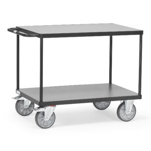 fetra® schwerer Tischwagen - GREY EDITION - 2 Ebenen 06-601n-100252 in verschiedenen Varianten erhältlich Fetra