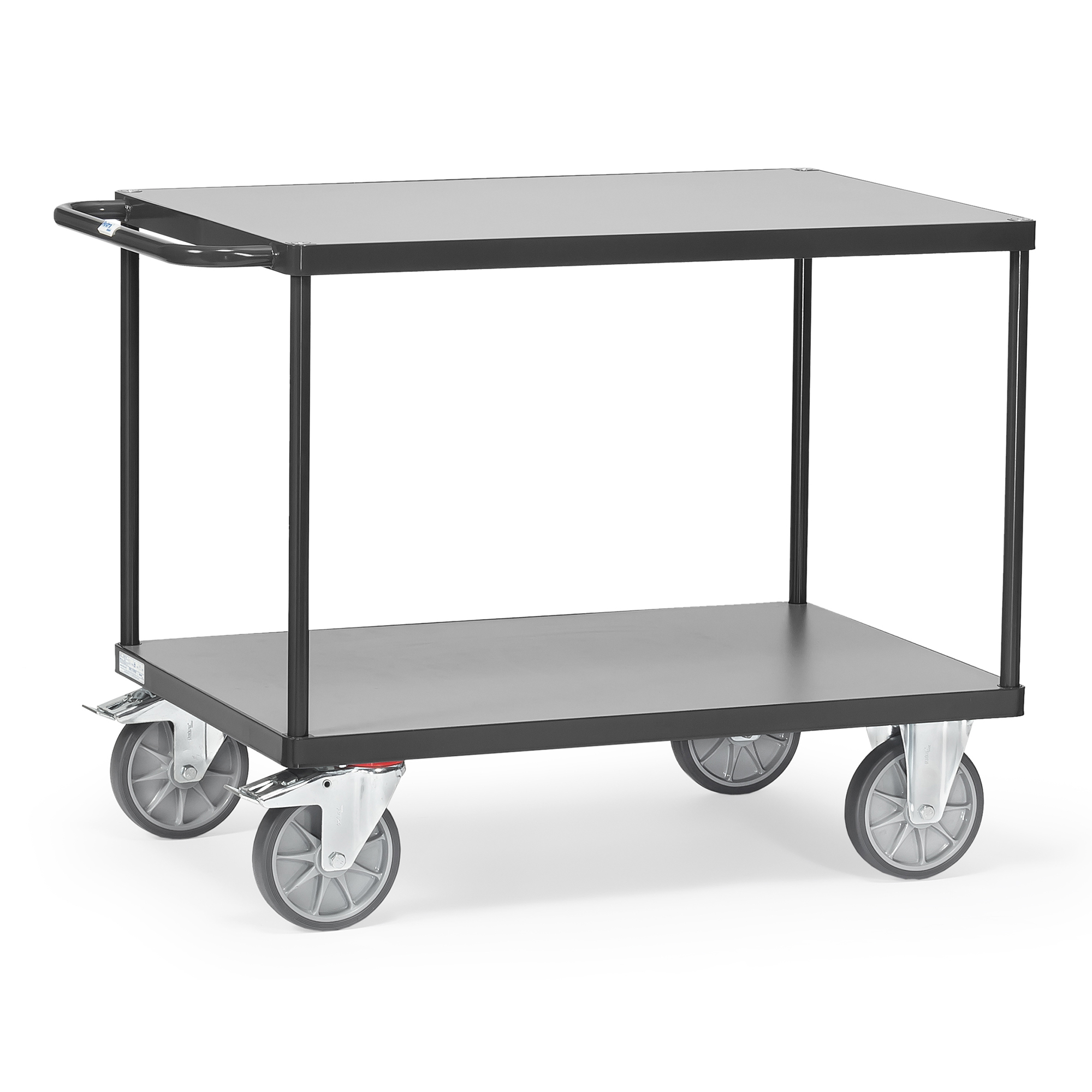 fetra® schwerer Tischwagen - GREY EDITION - 2 Ebenen 06-601n-100252 in verschiedenen Varianten erhältlich Fetra