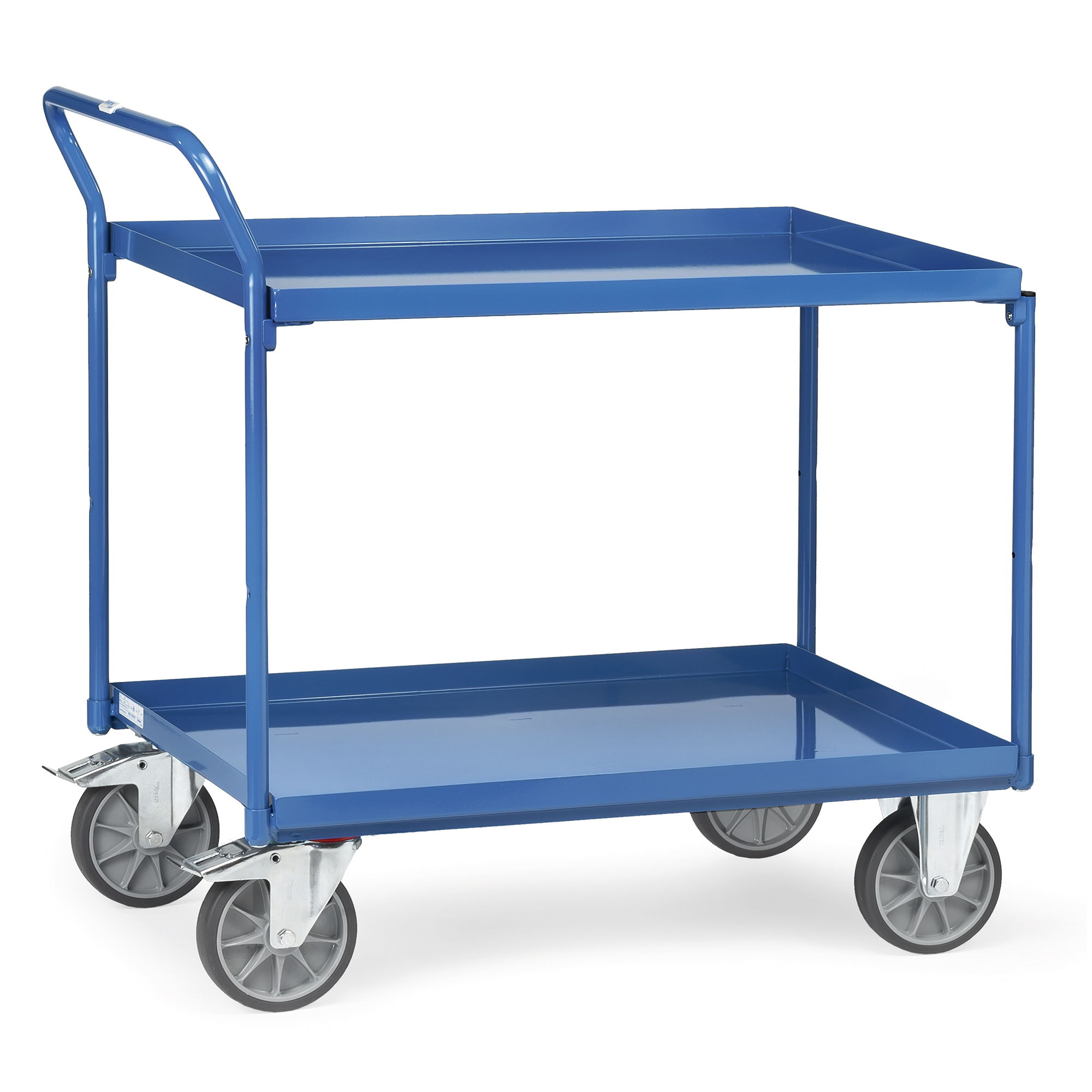 fetra® leichter Tischwagen mit Stahlblechwanne