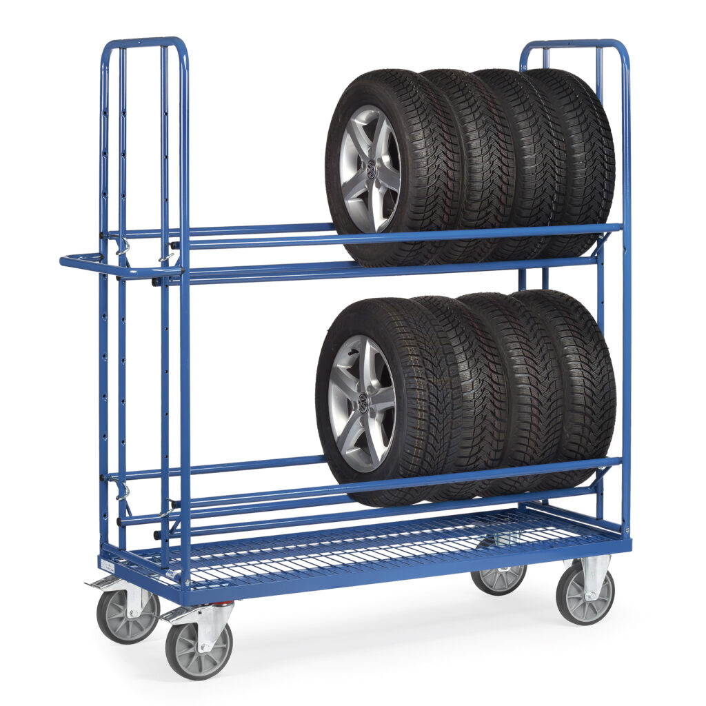 fetra® Reifenwagen - 400 kg Tragkraft 06-601n-100296 Ladefläche (LxB): 1.860 x 618 mm  Fetra