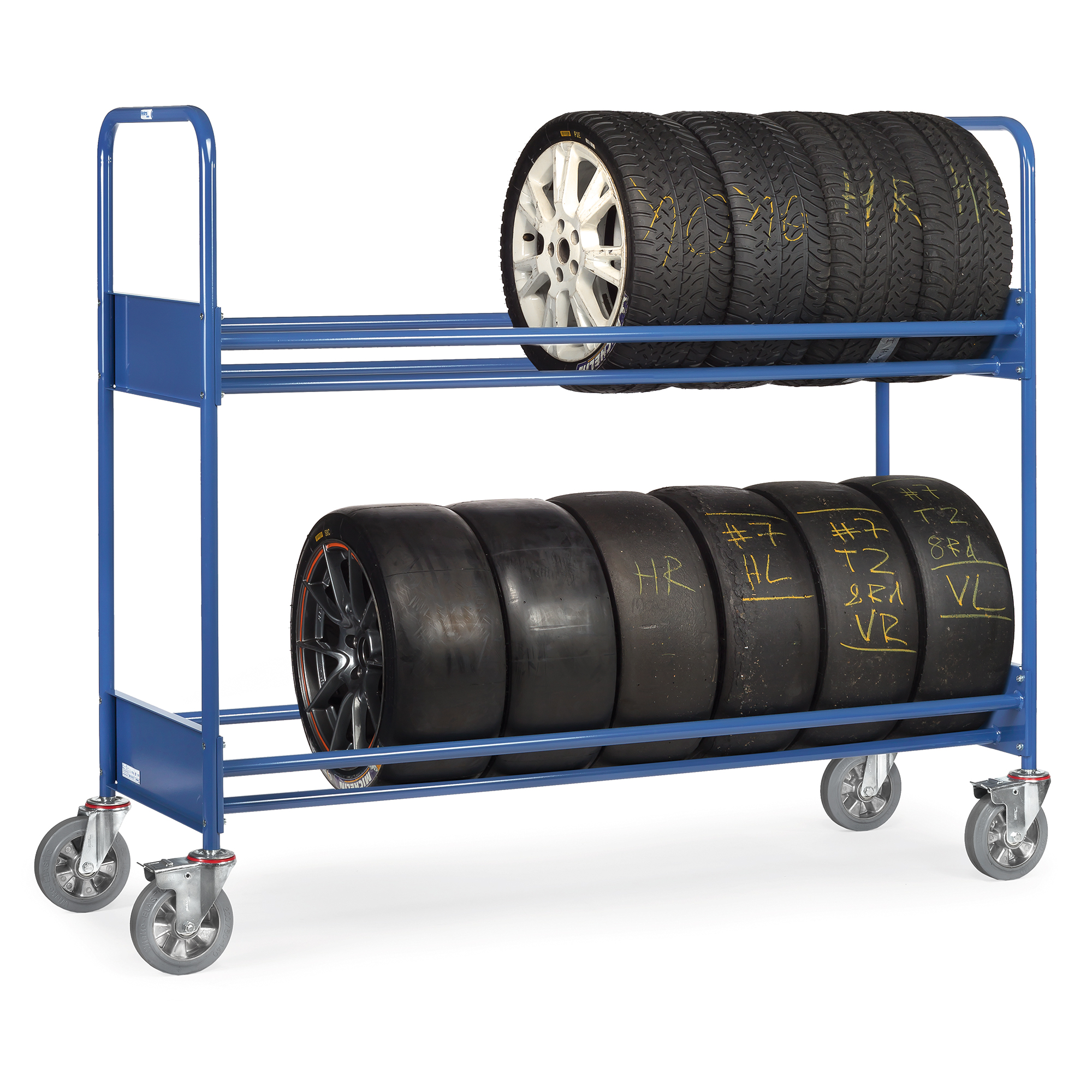 fetra® Reifenwagen - 500 kg Tragkraft - verstärkte Ausführung 06-601n-100297 Ladefläche (LxB): 1.420 x 610 mm  Fetra