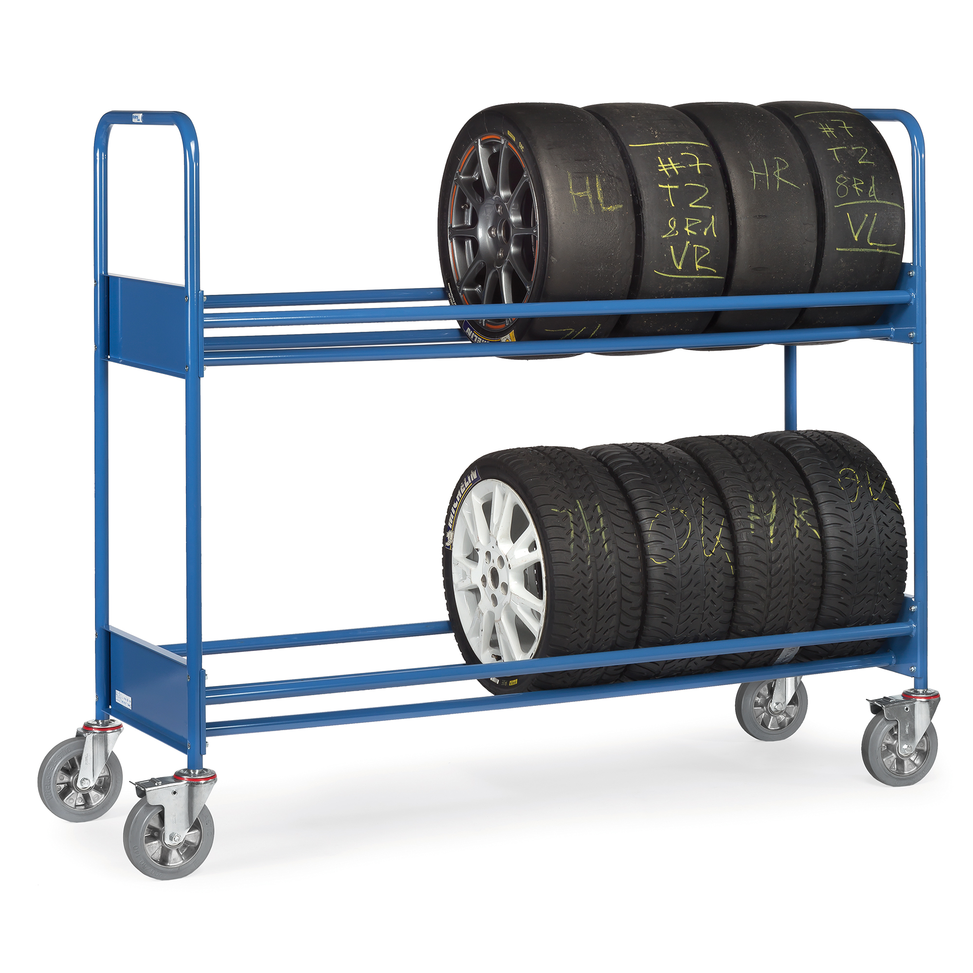 fetra® Reifenwagen - 500 kg Tragkraft - verstärkte Ausführung 06-601n-100297 Ladefläche (LxB): 1.420 x 610 mm  Fetra