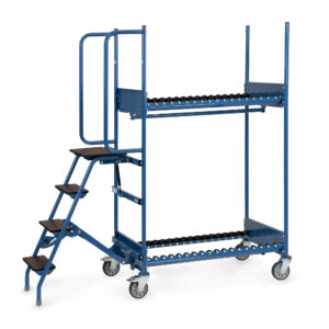 fetra® Reifenwagen-Kommissionierwagen - 250 kg Tragkraft 06-601n-100298 Ladefläche (LxB)