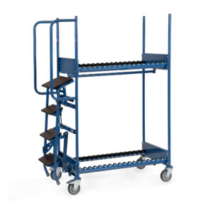 fetra® Reifenwagen-Kommissionierwagen - 250 kg Tragkraft 06-601n-100298 Ladefläche (LxB)