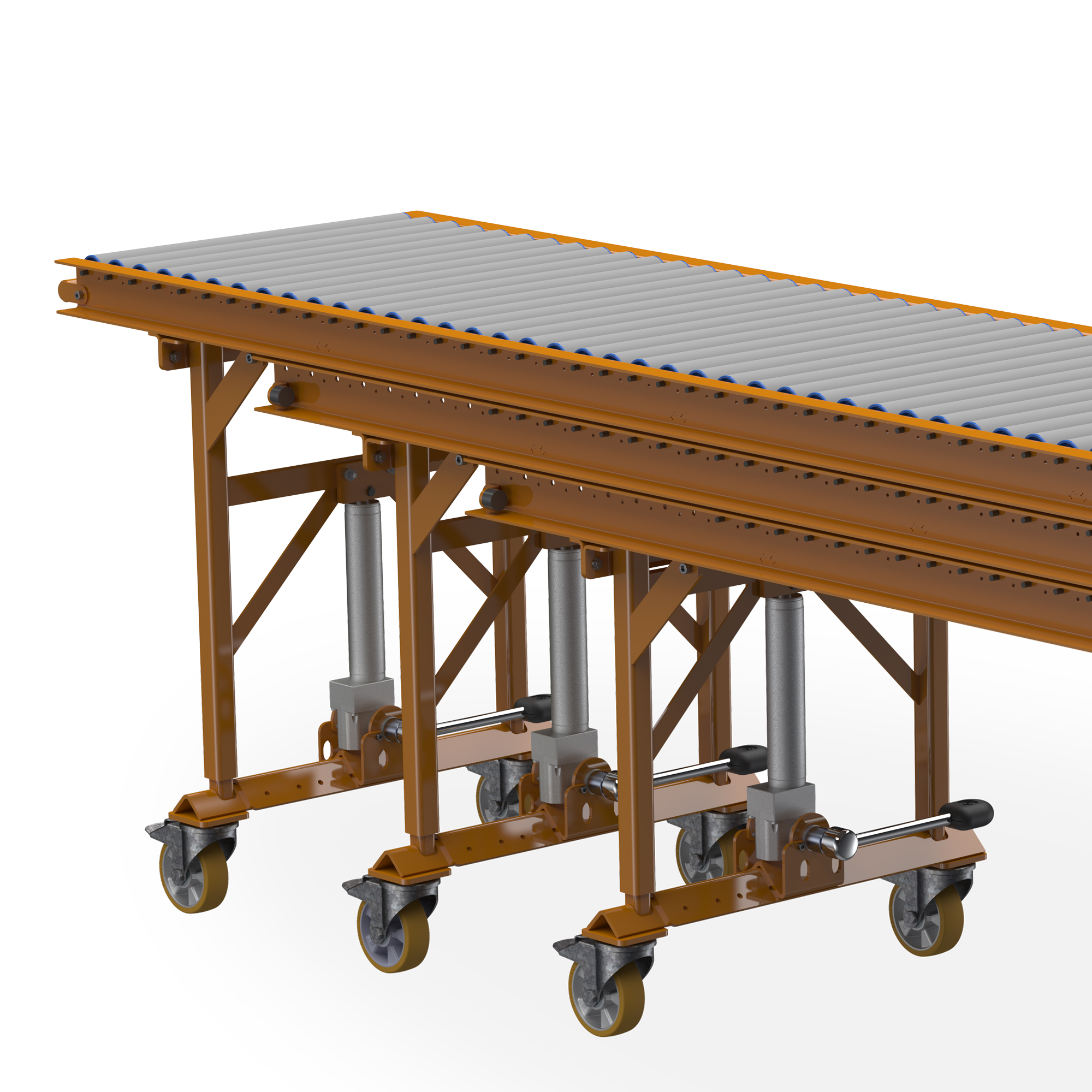 Gravitrail® - Teleskopschwerkraftrollenbahn - 3 Elemente 06-606n-100374 Variante auswählen DLK