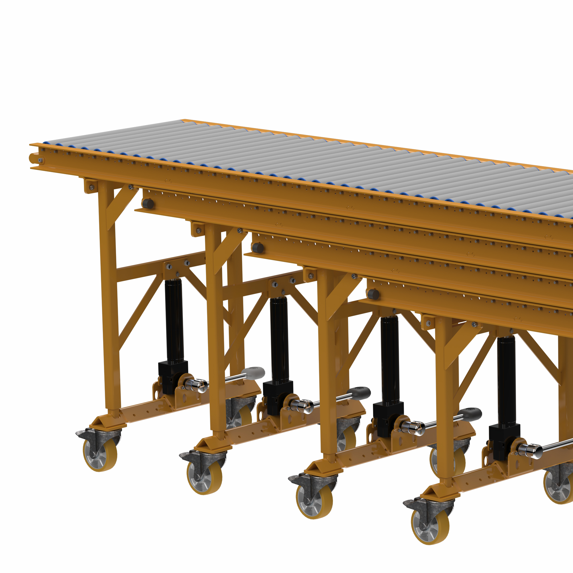 Gravitrail® - Teleskopschwerkraftrollenbahn - 4 Elemente 06-606n-100381 Variante auswählen DLK
