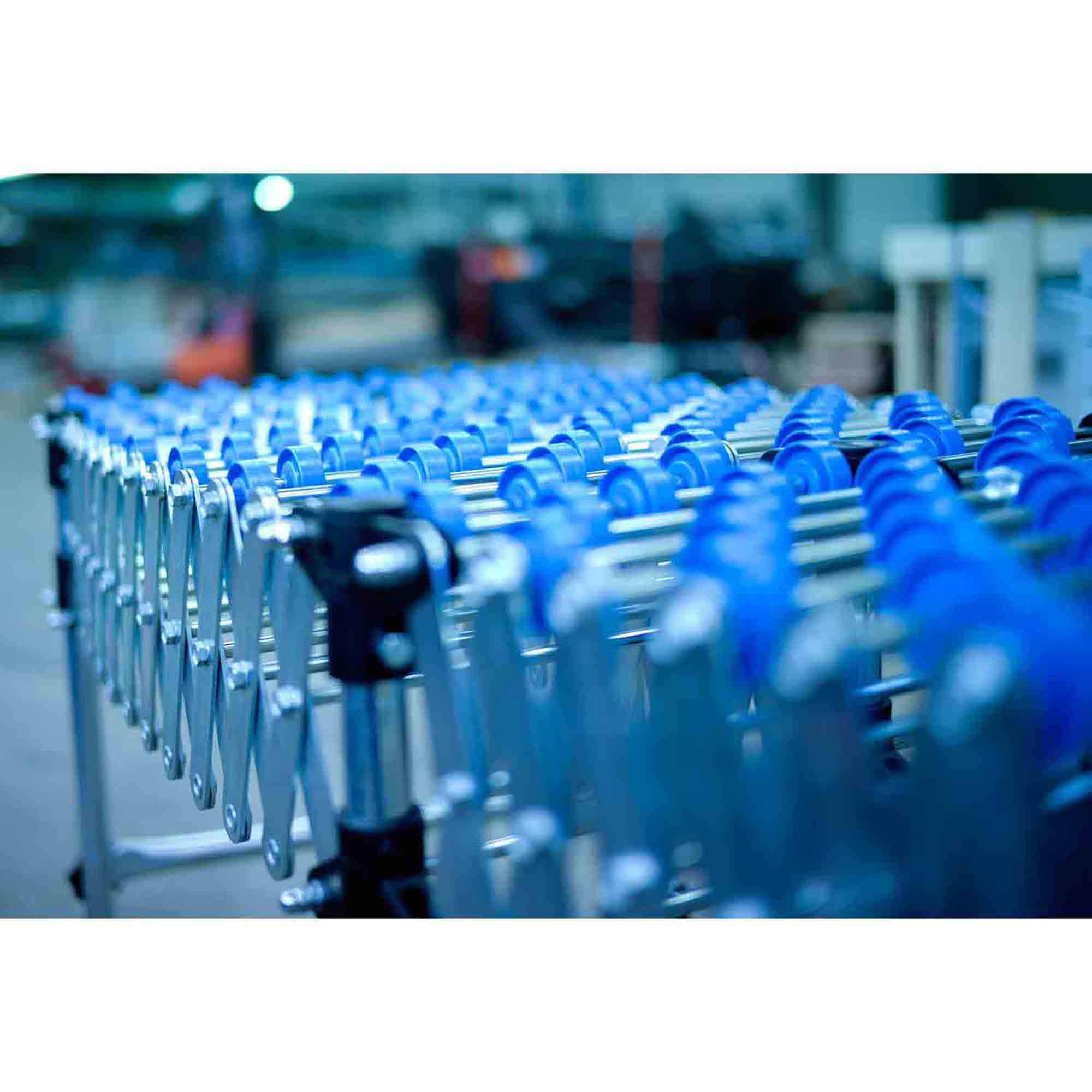 GURA Scheren-Röllchenbahn Serie 11000 - Kunststoffröllchen Ø 48 mm 06-606n-100388 in verschieden Längen und Breiten erhältlich GURA