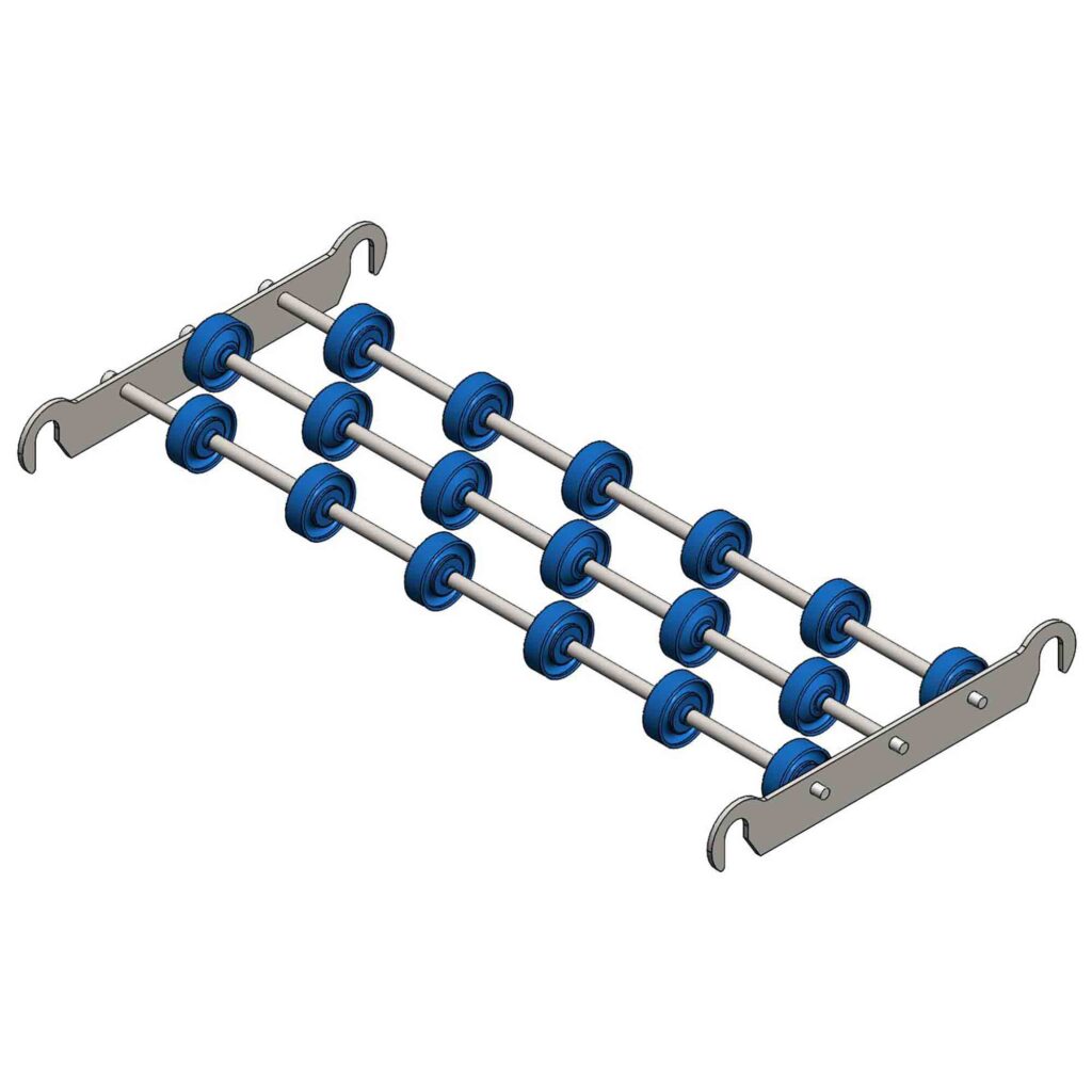GURA Verbindungsstück für Rollenbahnen - Kunststoffröllchen Ø 48 mm 06-606n-100446 in verschiedenen Breiten erhältlich GURA