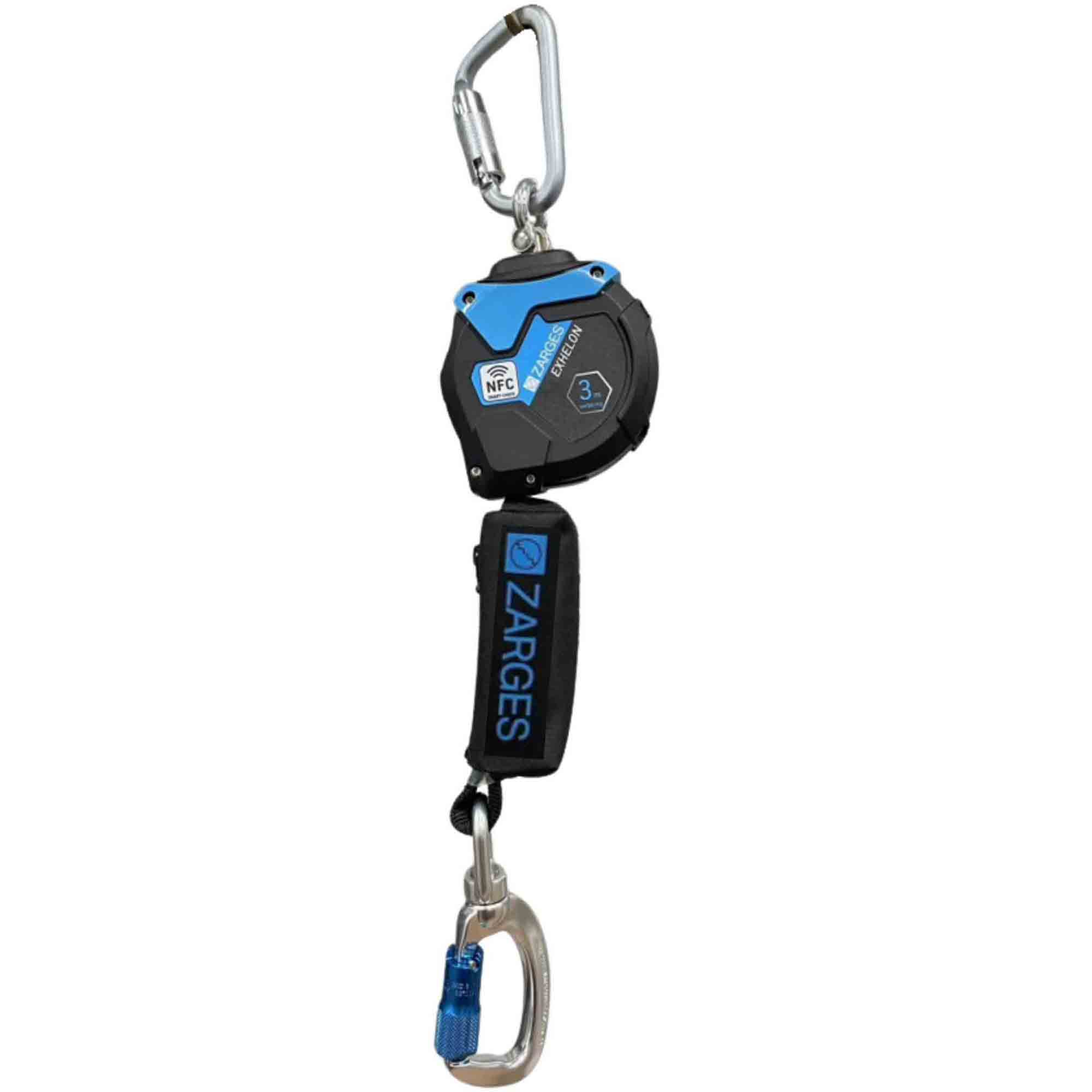 Zarges Höhensicherungsgerät EXHELON mit Tri-Lock 09-901n-100076 3 m Gurtband Zarges