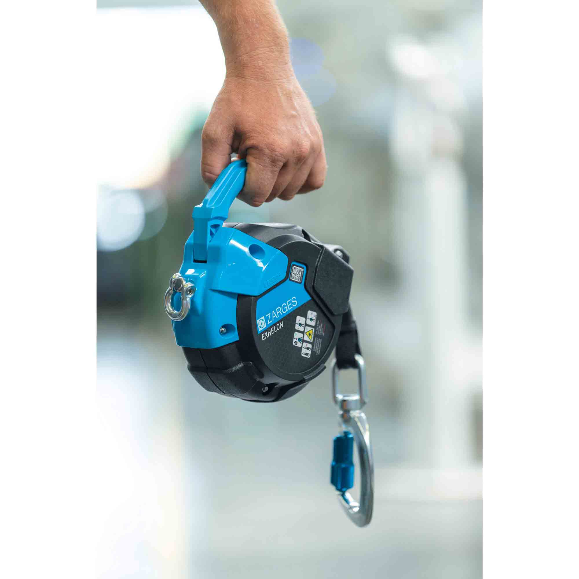 Zarges Höhensicherungsgerät EXHELON mit Gurtband 09-901n-100078 6 m Gurtband Zarges