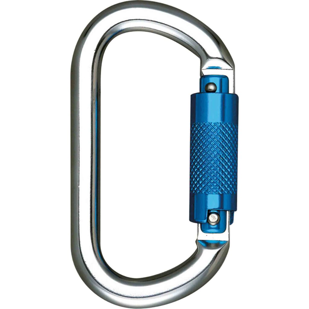 Zarges Triple-Lock Karabiner Alu symmetrisch 09-901n-100083 Verbindungselement gemäß DIN 362:2004 Zarges